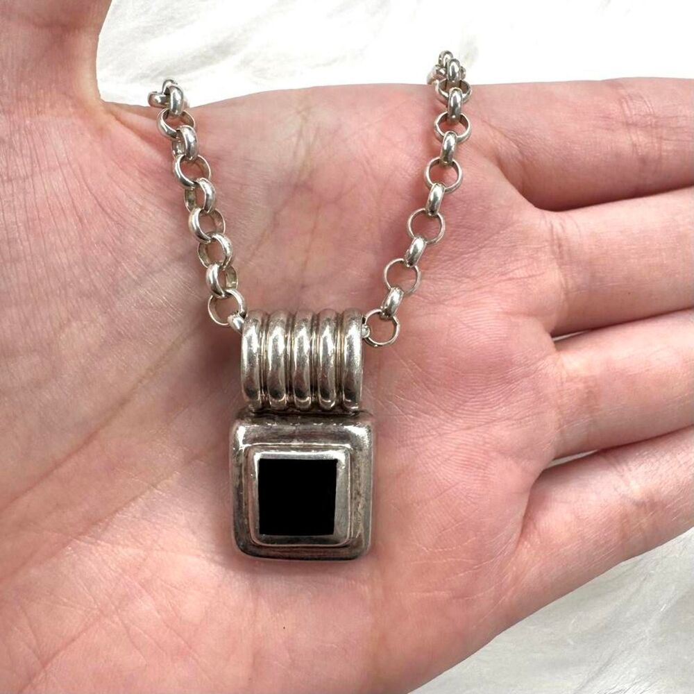 Unbranded Women's Silver and Black Jewellery